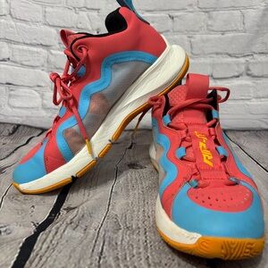 Rip-it Elite Volleyball Athletic Shoes in Pink Orange and Blue. Clean